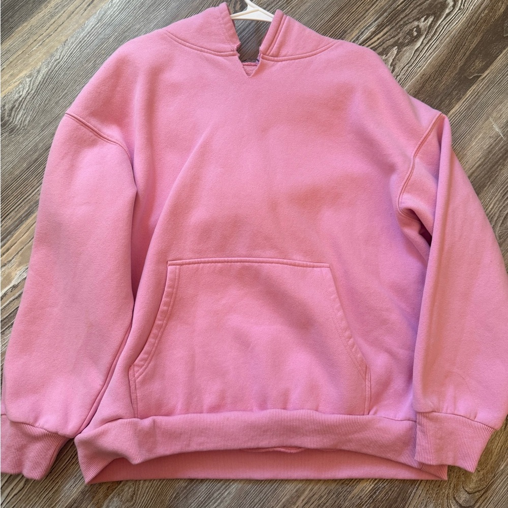 Pink Pullover Sweatshirt